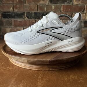 Brooks Glycerin 22 Women's 10 Wide Cushion White Road Running Shoes Sneakers